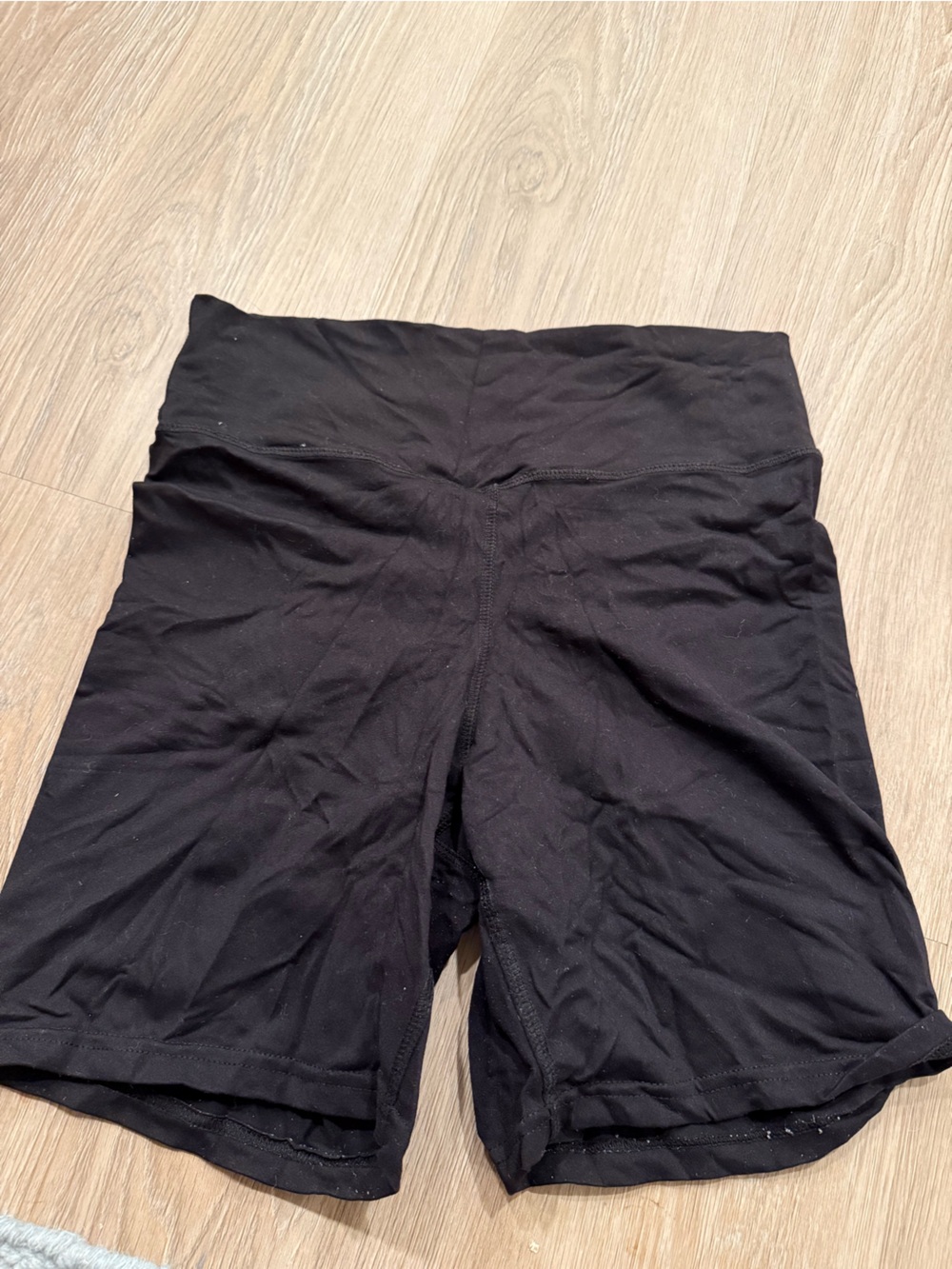 Women’s Black High-Waist Bike Shorts